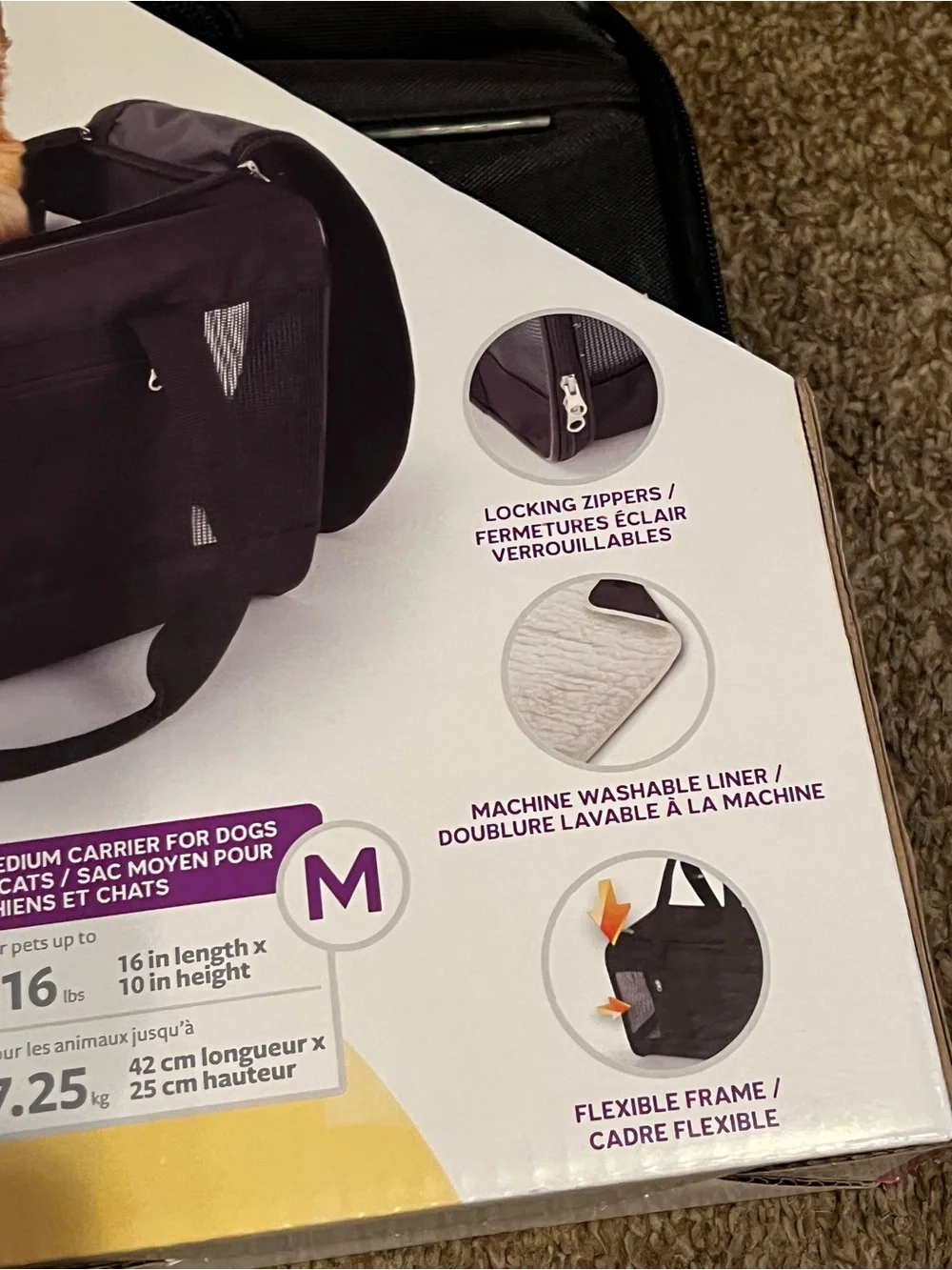 Trusty Pup Easy Explorer Secure Mesh Carrier for Cats and Dogs - NEW